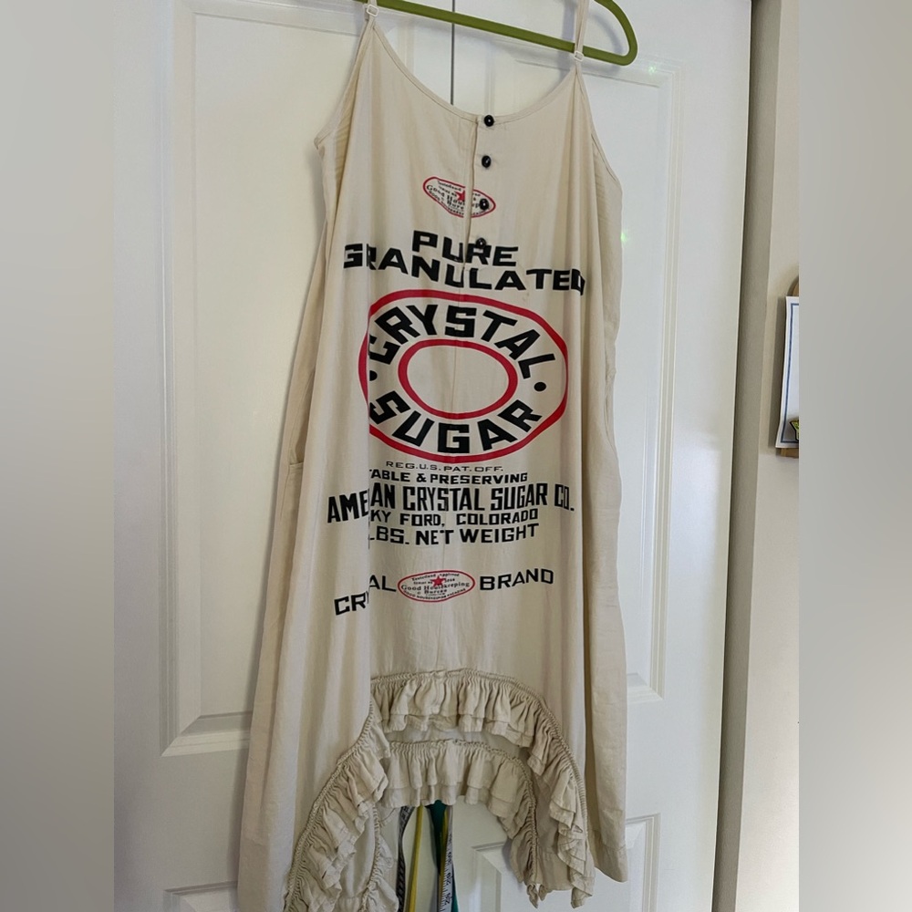Rare Granulated sugar ruffle dress